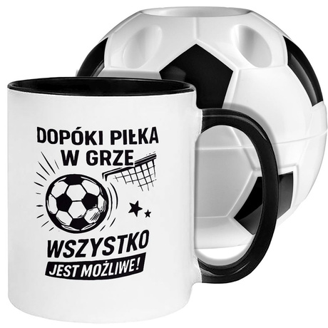 PREZENT DZIECKA URODZINY PIŁKARZA PIŁKA MIKOŁAJKI KUBEK PRZYBORNIK MIKOŁAJ