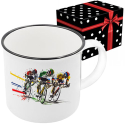 KUBEK SPORTOWY NAGRODA DLA KOLARZA KOLARZ KOLARSTWO WYŚCIGI ROWEROWE ROWER