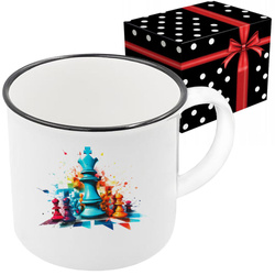 KUBEK SPORTOWY NAGRODA DLA SZACHISTY SZACHISTA SZACHY PIONEK TURNIEJ