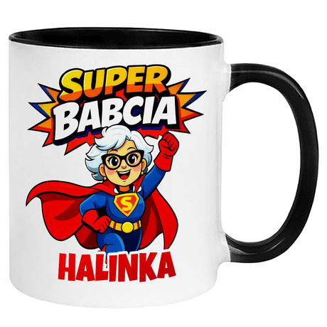 ELEGANCKI KUBEK DZIEŃ BABCI I DZIADKA PREZENT UPOMINEK DUŻO WZORÓW z imieniem