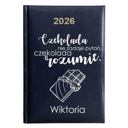 KALENDARZ KSIĄŻKOWY A5 dzienny 2026 ROK TERMINARZ NOTATNIK MOTYWACYJNE