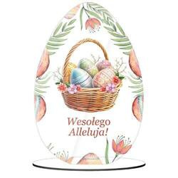 STATUETKA JAJKO JAJO ŚWIĄTECZNA NA WIELKANOC WIELKANOCNA NA STÓŁ KOSZYK