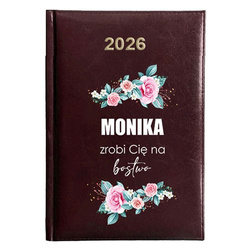 KALENDARZ KSIĄŻKOWY A5 dzienny 2026 ROK TERMINARZ NOTATNIK MAKIJAŻYSTKA