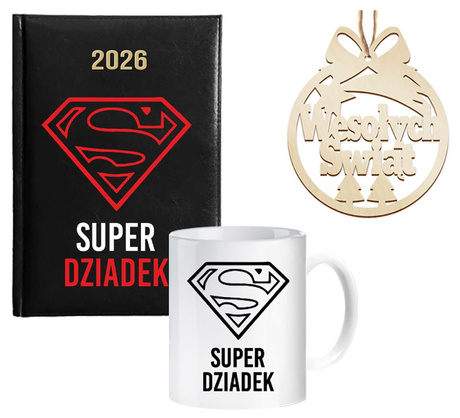 KALENDARZ KUBEK ZESTAW PREZENTOWY DLA DZIADKA ŚWIĘTA KUBEK PREZENT DZIADEK