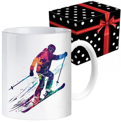 KUBEK SPORTOWY NAGRODA DLA NARCIARZA NARCIARSTWO ALPEJSKIE NARCIARZ NARTY