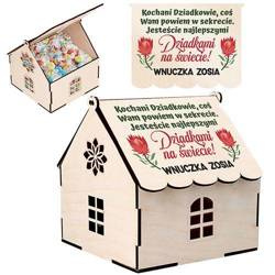 PREZETN NA DZIEŃ BABCI DOMEK NA SŁODYCZE CUKIERKI