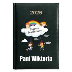 KALENDARZ KSIĄŻKOWY A5 dzienny 2026 ROK TERMINARZ NOTATNIK PRZEDSZKOLANKA