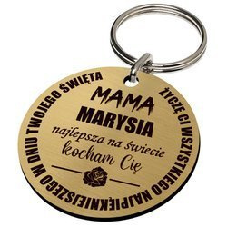 DZIEŃ MAMY dla kobiet prezent BRELOK DO KLUCZY