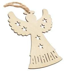 DUŻA BOMBKA z imieniem 3D drewniana choinkę święta