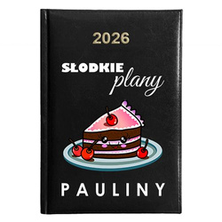 KALENDARZ KSIĄŻKOWY A5 dzienny 2026 ROK TERMINARZ NOTATNIK CUKIERNIK