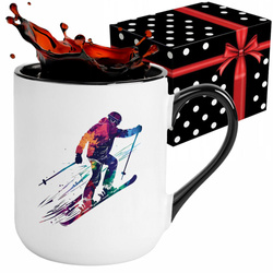 KUBEK SPORTOWY NAGRODA DLA NARCIARZA NARCIARSTWO ALPEJSKIE NARCIARZ NARTY