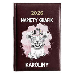 KALENDARZ KSIĄŻKOWY A5 dzienny 2026 ROK TERMINARZ NOTATNIK ŚMIESZNE ZABAWNE