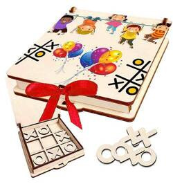 PREZENT UPOMINEK NA DZIEŃ DZIECKA GRA KÓŁKO I KRZYŻYK NA URODZINY MIKOŁAJKI