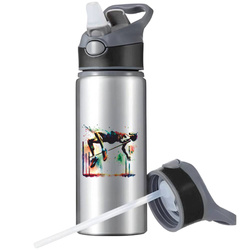 BIDON SPORTOWY BUTELKA NA WODĘ SŁOMKĄ UCHWYTEM SKOK O TYCZCE SKOKI IGRZYSKA