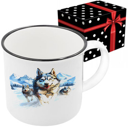 KUBEK SPORTOWY NAGRODA DLA WYŚCIGI PSICH ZAPRZĘGÓW IDITAROD