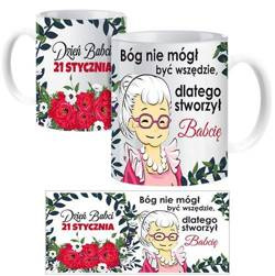 PREZENT NA DZIEŃ BABCI DZIADKA UPOMINEK KUBEK