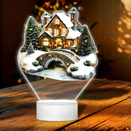 LAMPKA NOCNA LED 3D SZOPKA BOŻE NARODZENIE prezent dla dziecka NA ŚWIĘTA