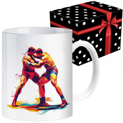 KUBEK SPORTOWY NAGRODA DLA zapaśnika BOKS DLA BOKSERA zapasy zapaśnik