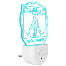 Lampka Nocna LED dla Dzieci CZŁOWIEK do kontaktu gniazdka CZUJNIK