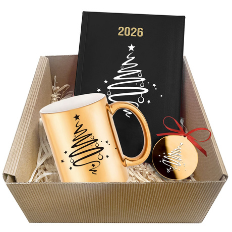 KOSZ ZESTAW PREZENTOWY BOŻE NARODZENIE PREZENT ŚWĘTA CHOINKĘ świąteczny BOX