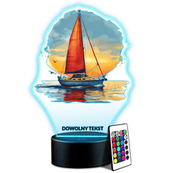 NAGRODA STATUETKA SPORTOWA DLA ŻEGLARZA ŻEGLARSTWO ŁÓDKA