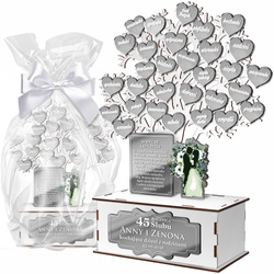 PAMIĄTKA NA ROCZNICĘ ŚLUBU PREZENT JUBILEUSZ 5 10 20 25 30 35 40 50 DRZEWKO