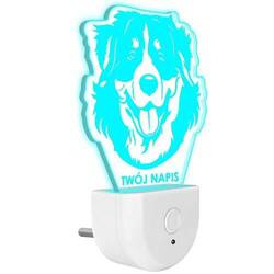 Lampka Nocna LED dla Dzieci PIES PSA PIESEK do kontaktu gniazdka CZUJNIK