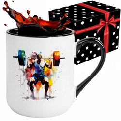 KUBEK SPORTOWY NAGRODA DLA SZTANGISTY PODNOSZENIE CIĘŻARÓW WEIGHTLIFTING