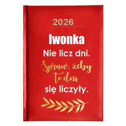 KALENDARZ KSIĄŻKOWY A5 dzienny 2026 ROK TERMINARZ NOTATNIK MOTYWACYJNE