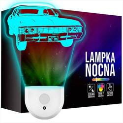 Lampka Nocna LED dla Dzieci IMPALA AUTO AUTKO do kontaktu gniazdka CZUJNIK