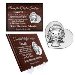 PAMIĄTKA CHRZTU ŚWIĘTEGO OBRAZEK 3D obraz prezent