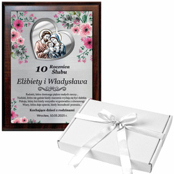 OBRAZEK PAMIĄTKA NA ROCZNICĘ ŚLUBU PREZENT JUBILEUSZ 20 25 30 35 40 50
