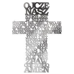 Pamiątka Komunii Świętej Komunia KRZYŻ OJCZE NASZ