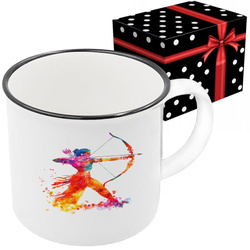 KUBEK SPORTOWY NAGRODA DLA STRZELCA STRZELC ŁUCZNIK ŁUCZNICTWO ŁUCZNIKA