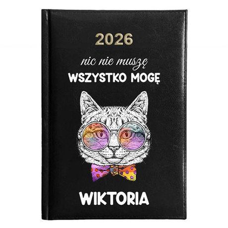 KALENDARZ KSIĄŻKOWY A5 dzienny 2026 ROK TERMINARZ NOTATNIK ŚMIESZNE ZABAWNE