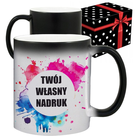 KUBEK FOTO LOGO FIRMOWE PREZENT Z WŁASNYM NADRUKIEM ZDJĘCIE URODZINY NAPISY