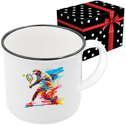 KUBEK SPORTOWY NAGRODA DLA TENISISTY TENISISTA TENIS ZIEMNY TURNIEJ ZAWODY