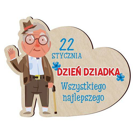 PREZENT NA DZIEŃ DZIADKAUPOMINEK MAGNES