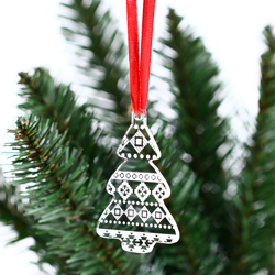 Akrylowa bombka na choinkę