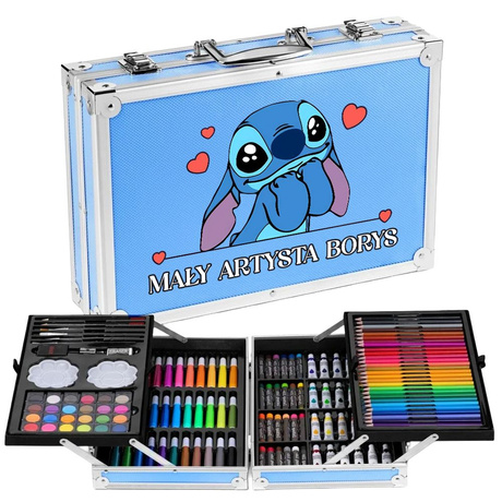Zestaw Artystyczny Walizka do Malowania Lilo i Stich Stitch, Psi Patrol, inne dla Chłopca