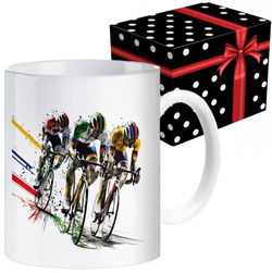 KUBEK SPORTOWY NAGRODA DLA KOLARZA KOLARZ KOLARSTWO WYŚCIGI ROWEROWE ROWER