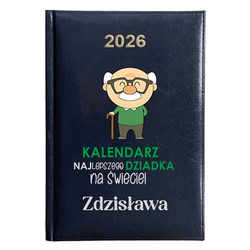 KALENDARZ KSIĄŻKOWY A5 dzienny 2026 ROK TERMINARZ NOTATNIK DLA DZIADKÓW