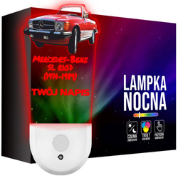Lampka Nocna LED dla Dziecka Mercedes-Benz R107 kontaktu gniazdka CZUJNIK