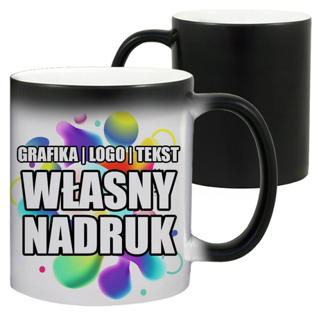 KUBEK FOTO LOGO FIRMOWE PREZENT Z WŁASNYM NADRUKIEM ZDJĘCIE URODZINY NAPISY