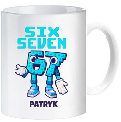 Kubek 67 Brainrot Piorun Prezent Dla Dziecka Six Seven DZIEŃ DZIECKA Święta