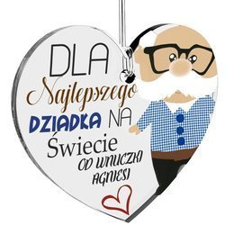 Dzień Babci Dziadka zawieszka do auta prezent upominek