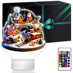 LAMPKA NOCNA LED 3D SZOPKA BOŻE NARODZENIE prezent dla dziecka NA ŚWIĘTA