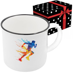 KUBEK SPORTOWY NAGRODA DLA BIEGACZA BIEGACZ BIEGI TURNIEJ ZAWODY