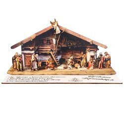 Duża szopka Bożonarodzeniowa  3D stajenka