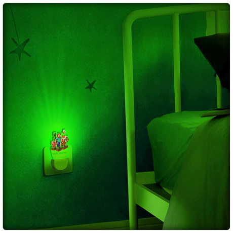 Lampka Nocna LED dla Dziecka Minecraft dla Gracza kontaktu gniazdka CZUJNIK